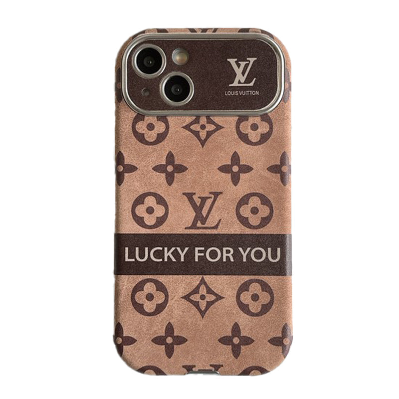 Lou Brown & Black Classic Leather iPhone Case mysite
