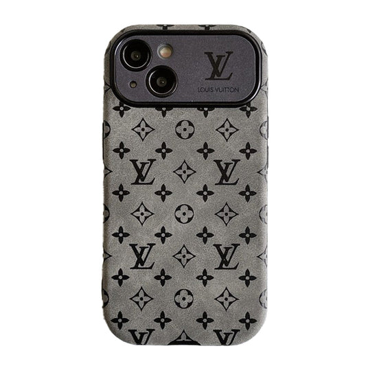 Lou Brown & Black Classic Leather iPhone Case mysite