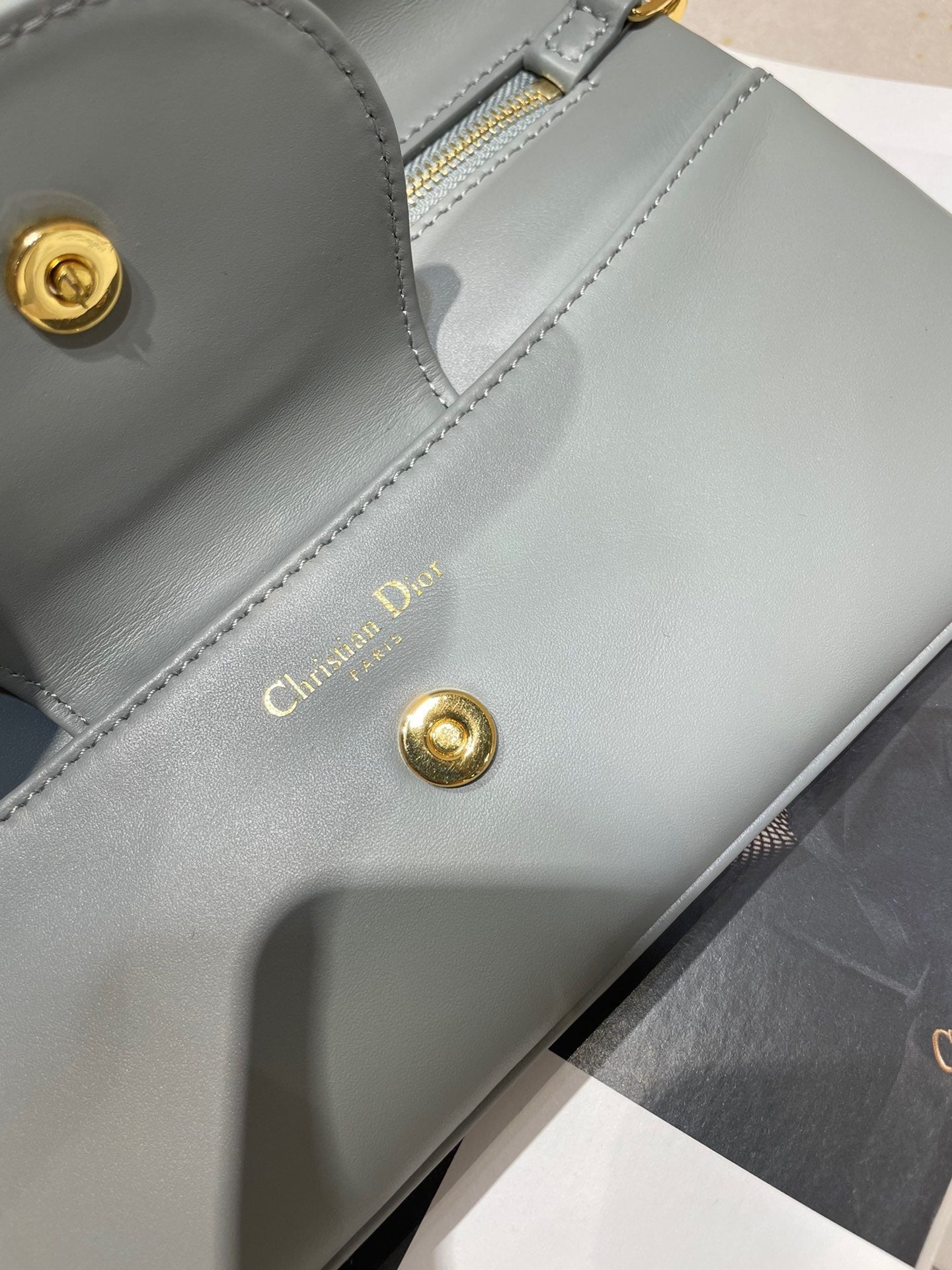 CD Diordouble Bag Blue Calfskin 336780 mysite