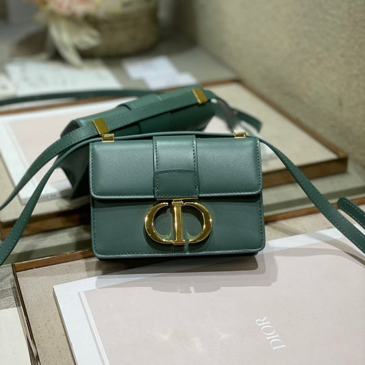 CD Montaigne Bag Green Calfskin 336839 mysite