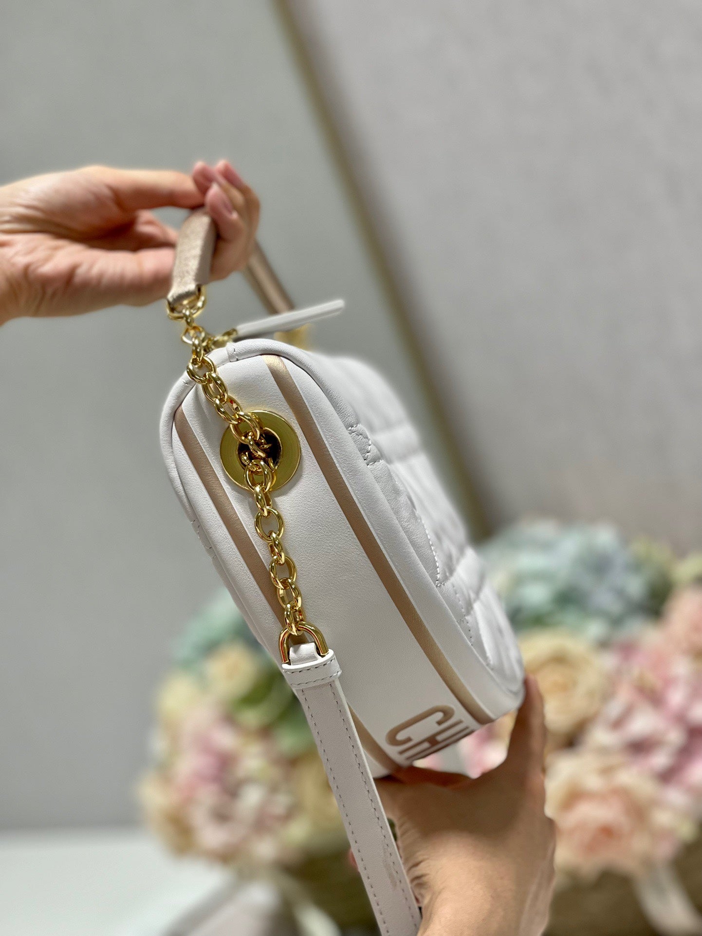 CD Dior Vibe Bag White Cowhide 336791 mysite