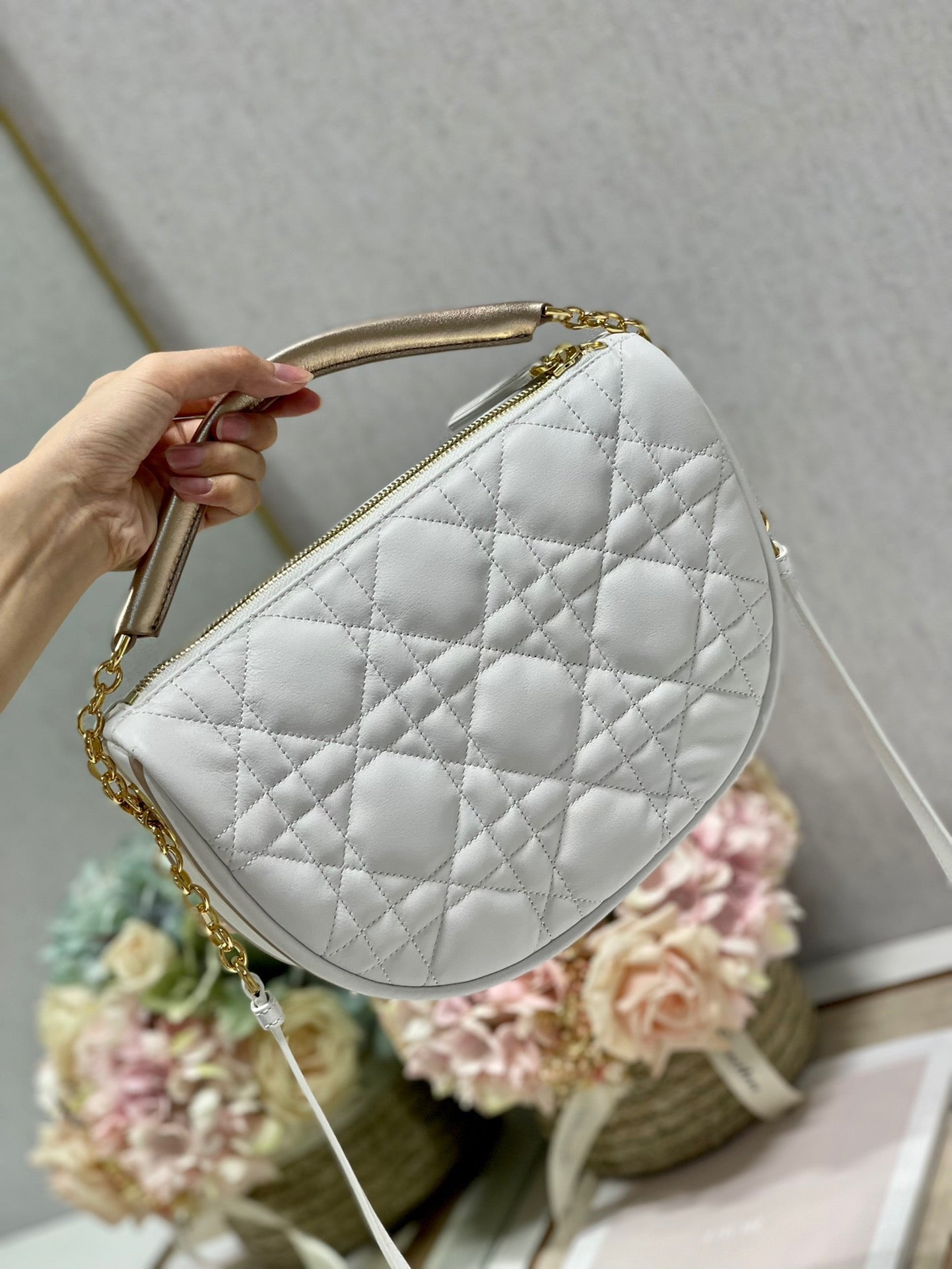CD Dior Vibe Bag White Cowhide 336791 mysite