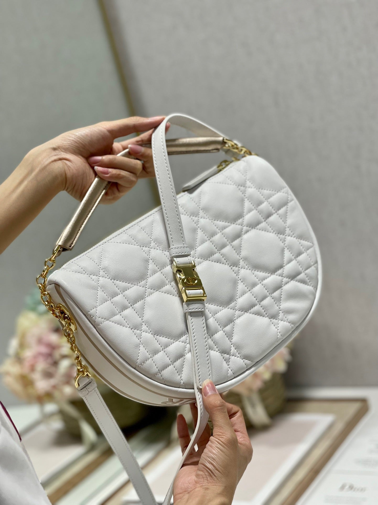 CD Dior Vibe Bag White Cowhide 336791 mysite