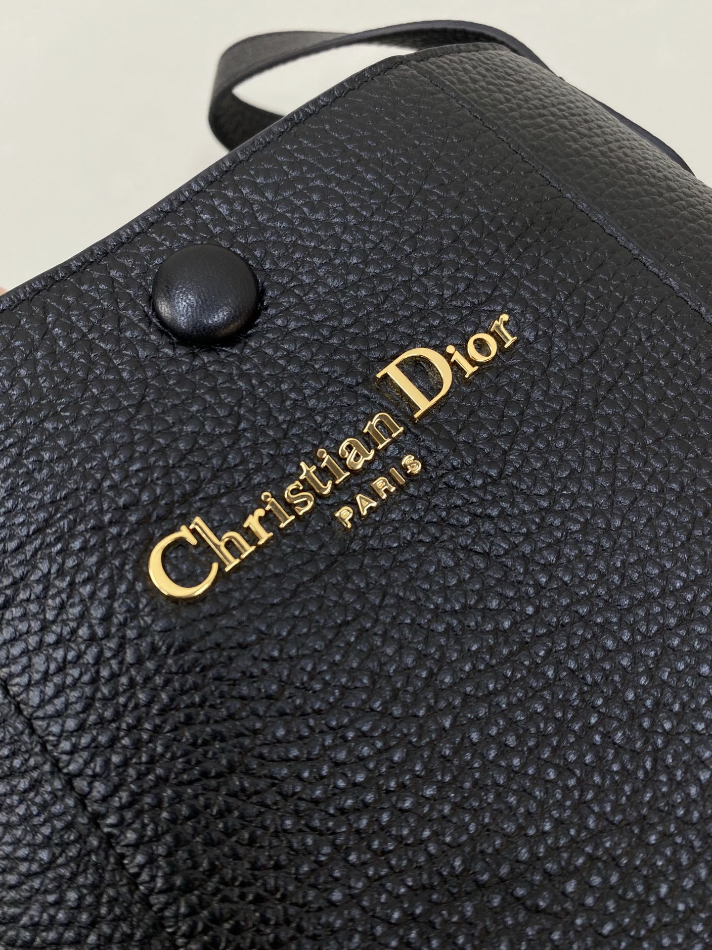 Dior Signature Bucket Bag Black Calfskin 333341