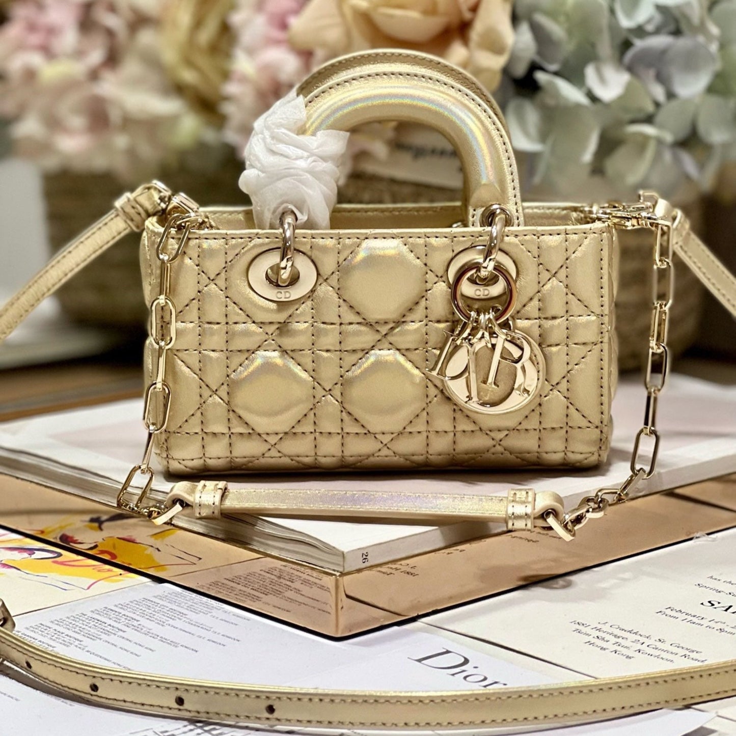 CD Lady D-Joy 16 Gold Lambskin 336621 mysite