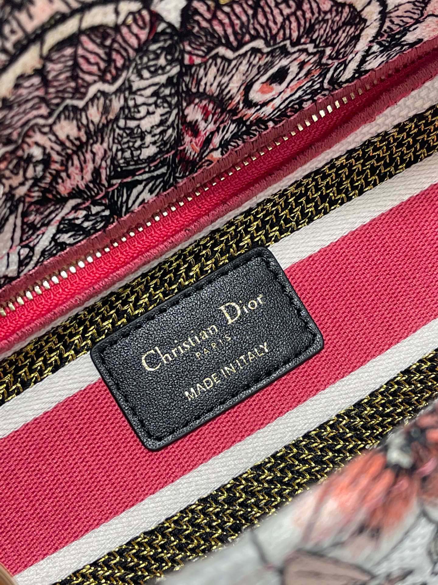 CD Colorful Butterfly 24 Lady Dior Bag Canvas 336709 mysite