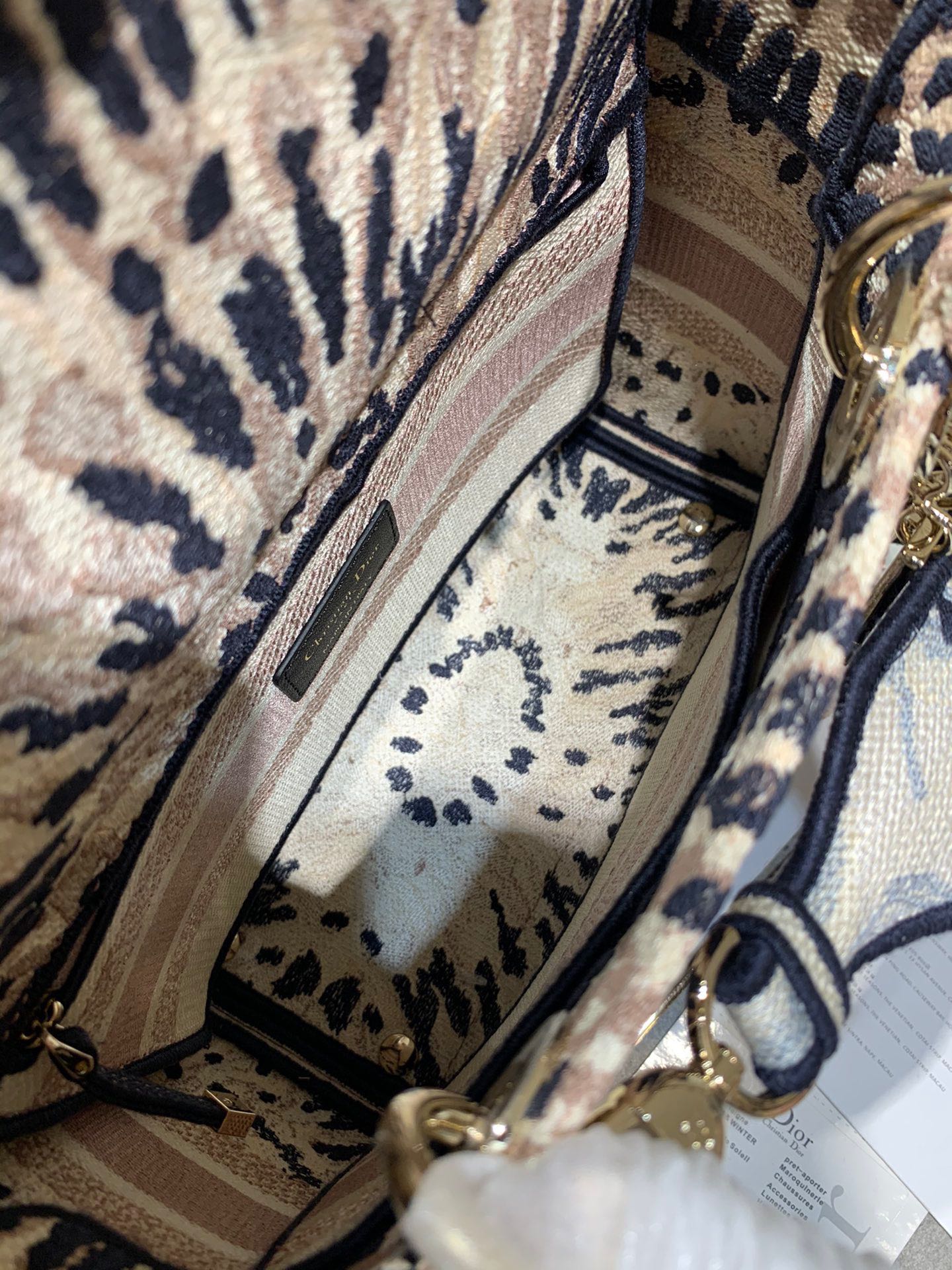 CD Fireworks Pink 24 Lady Dior Bag Canvas 336730 mysite