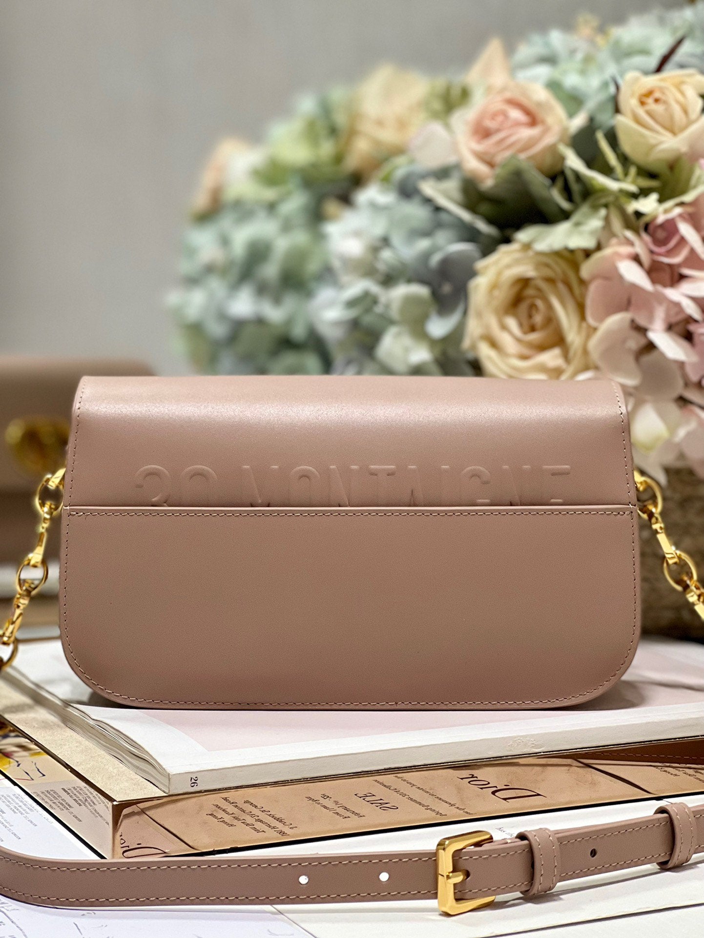 CD Montaigne Avenue Bag Pink Calfskin 336845 mysite