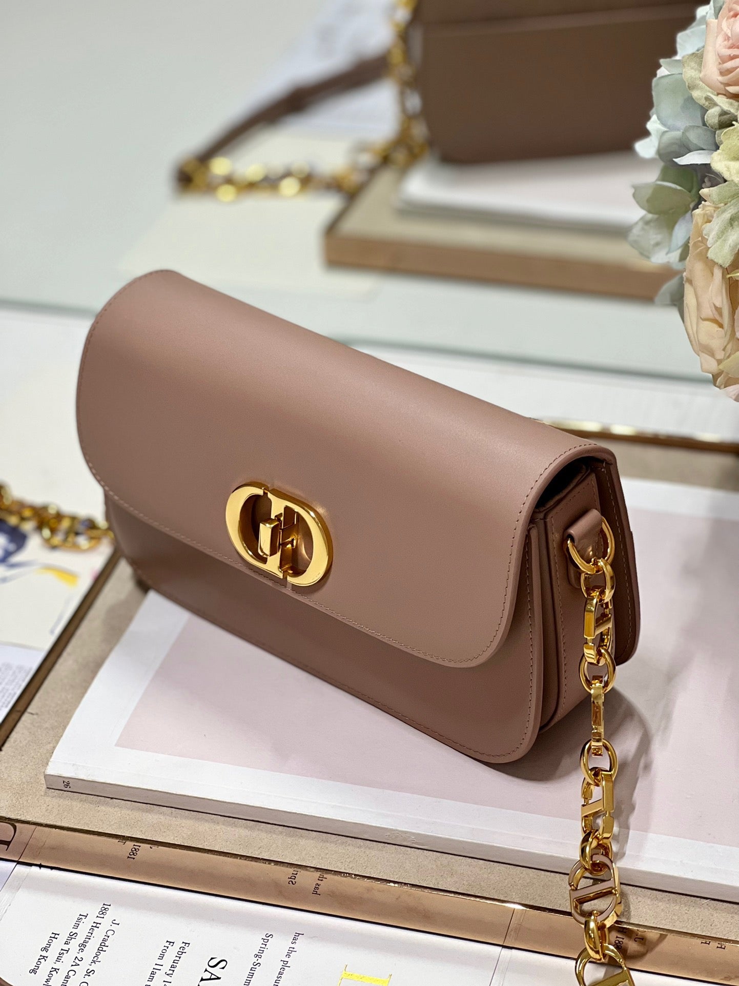 CD Montaigne Avenue Bag Pink Calfskin 336845 mysite