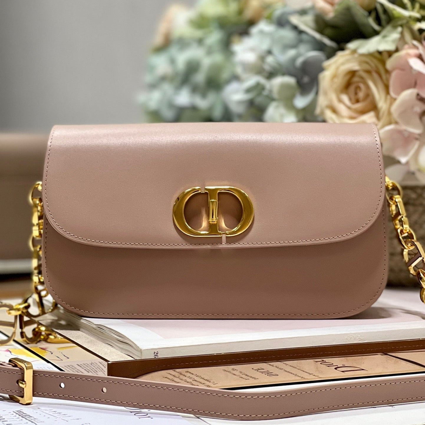 CD Montaigne Avenue Bag Pink Calfskin 336845 mysite