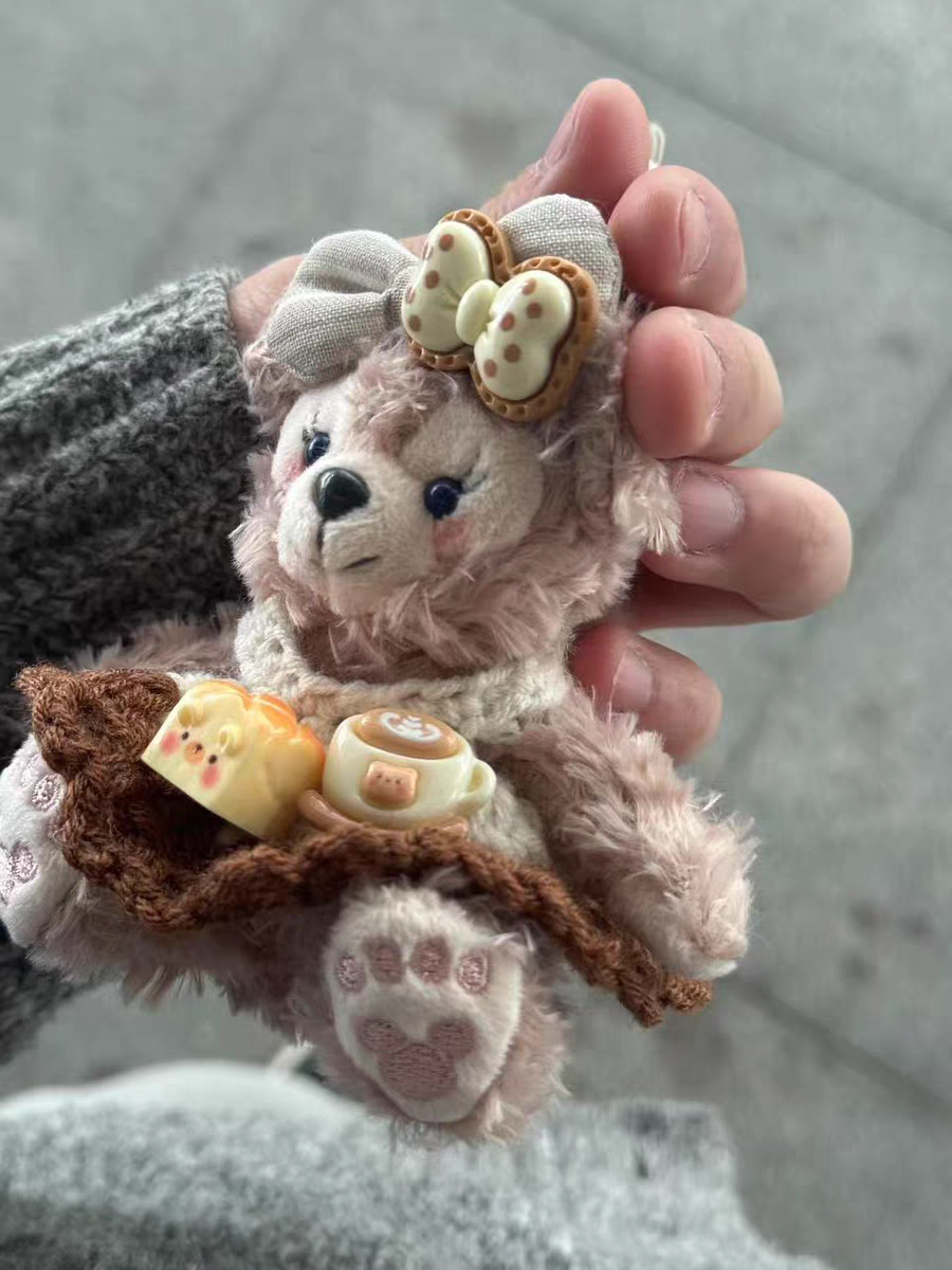 Limited Edition Sherry May Plush Keychain - Luxe Teddy Bear Bag Charm for Designer Handbags mysite