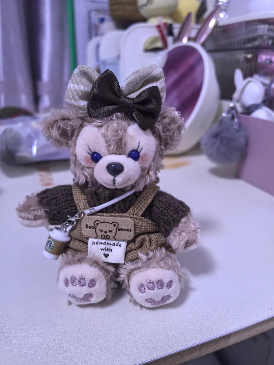 Limited Edition Sherry May Plush Keychain - Luxe Teddy Bear Bag Charm for Designer Handbags mysite