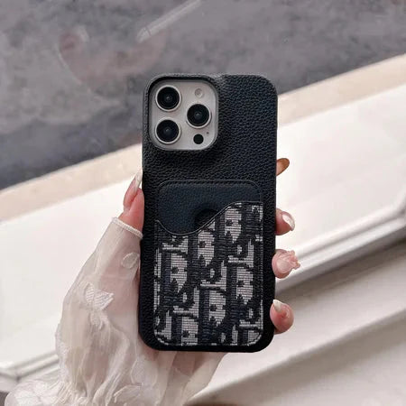 Dior Luxury iPhone Case Card Slots mysite