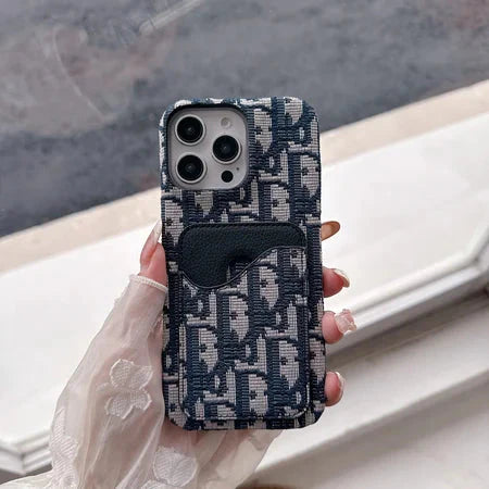 Dior Luxury iPhone Case Card Slots mysite