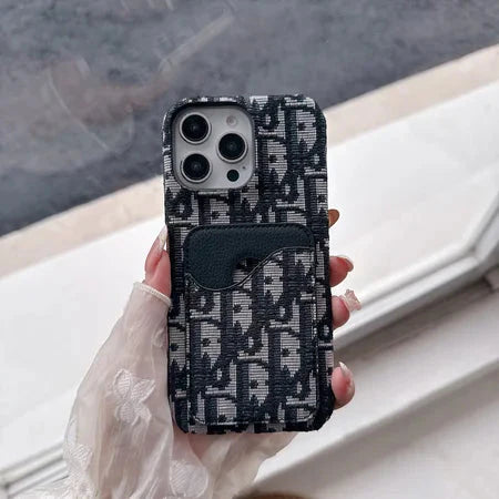 Dior Luxury iPhone Case Card Slots mysite