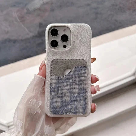 Dior Luxury iPhone Case Card Slots mysite