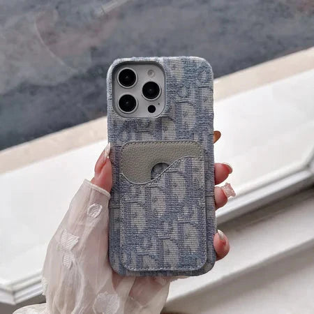 Dior Luxury iPhone Case Card Slots mysite