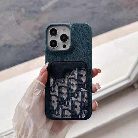 Dior Luxury iPhone Case Card Slots mysite