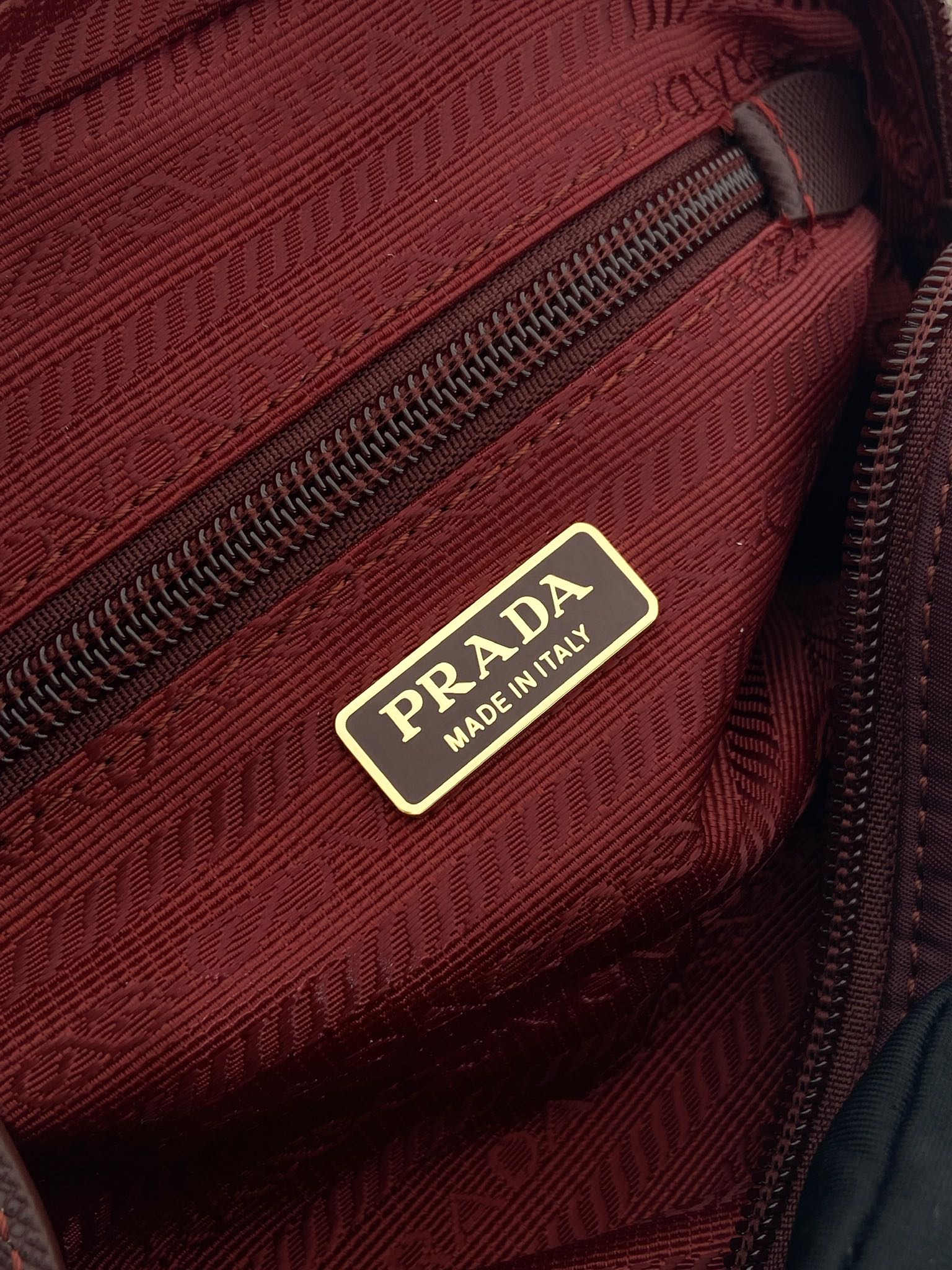 PRA clutch large 17 burgundy nylon fabric mysite