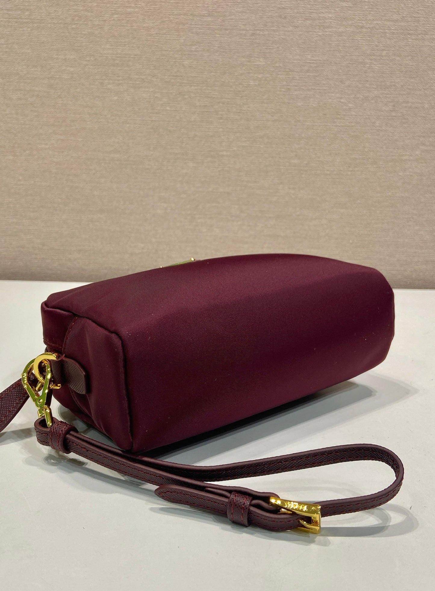 PRA clutch large 17 burgundy nylon fabric mysite