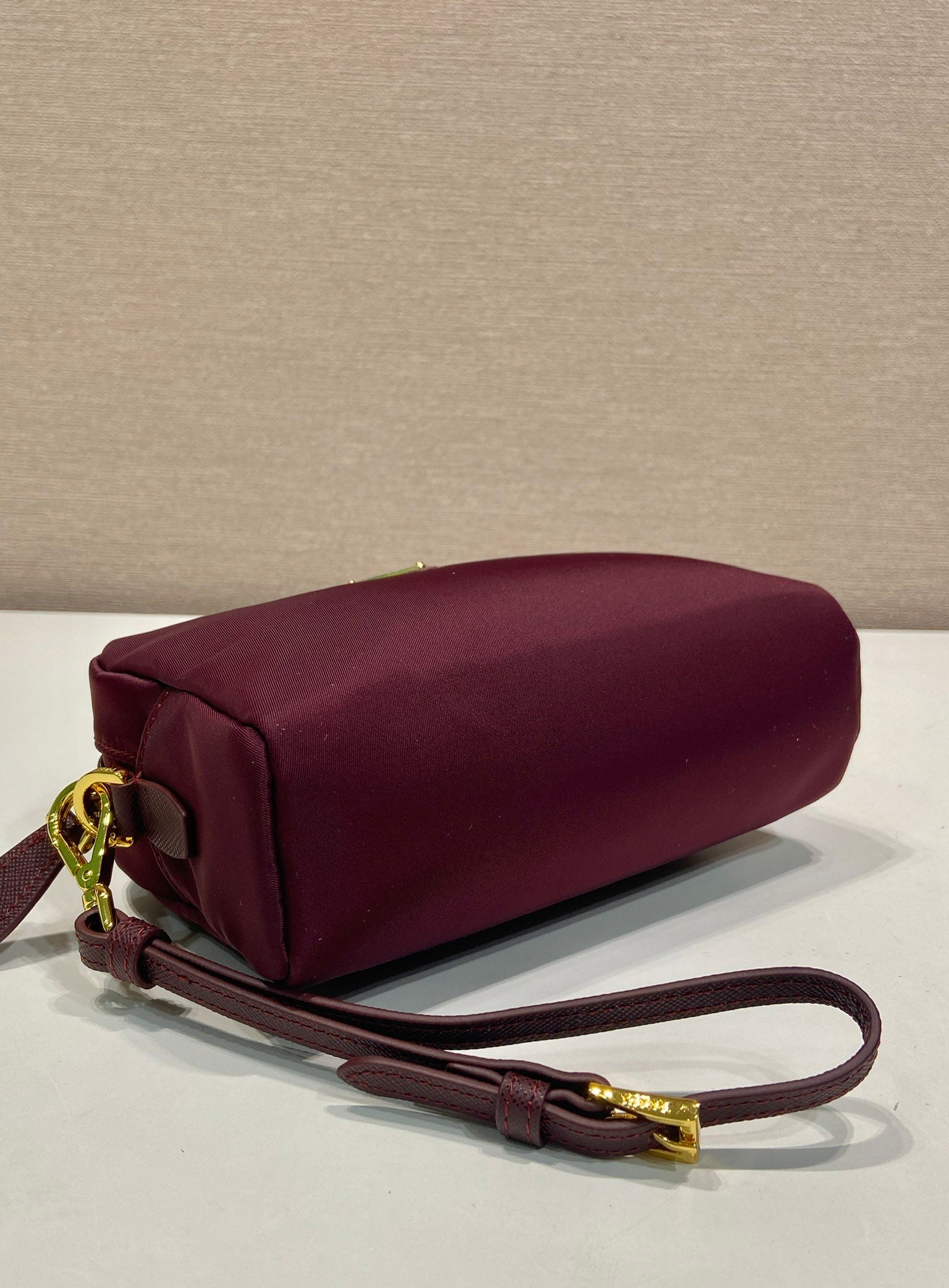 PRA clutch large 17 burgundy nylon fabric mysite