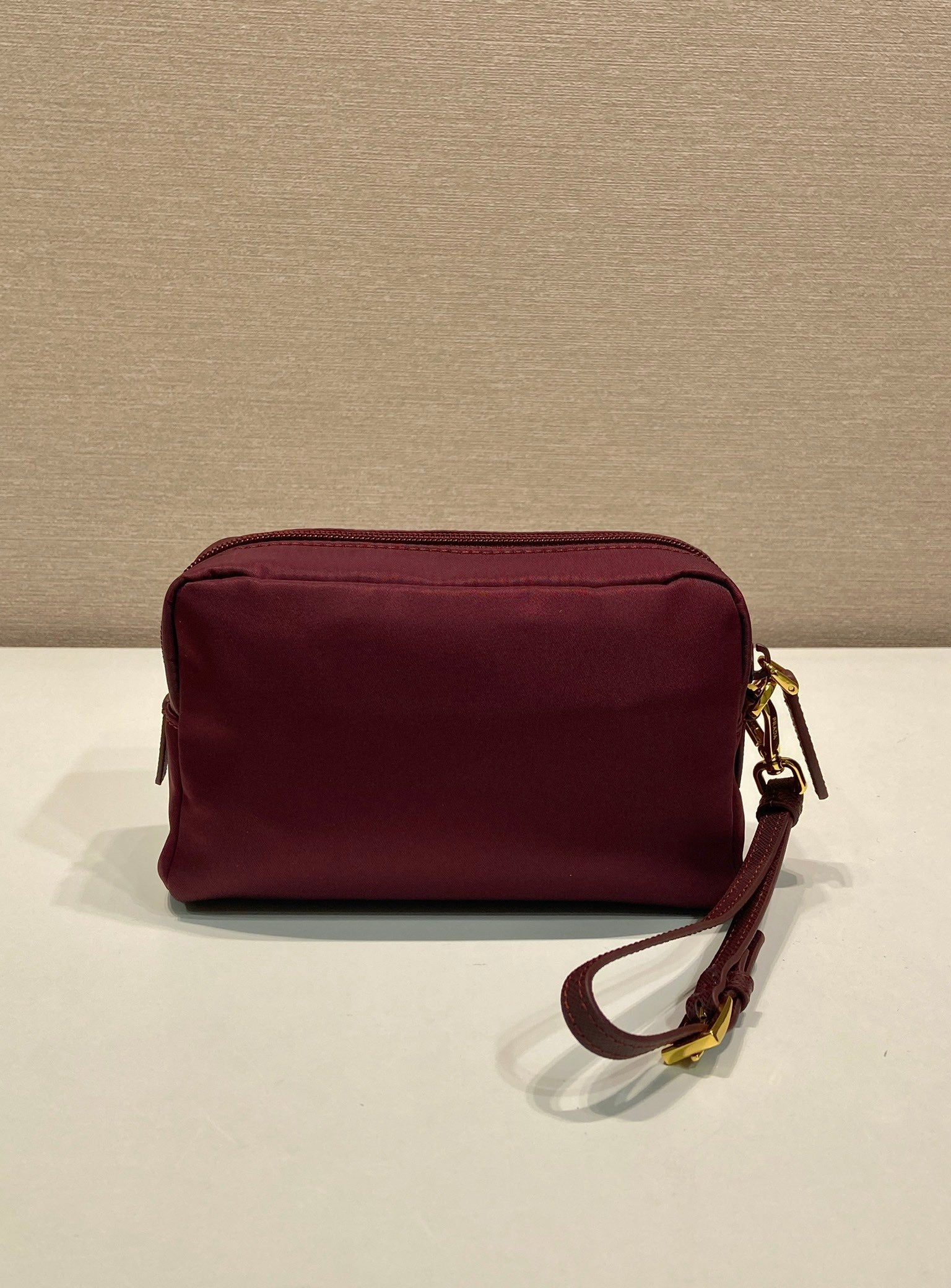 PRA clutch large 17 burgundy nylon fabric mysite
