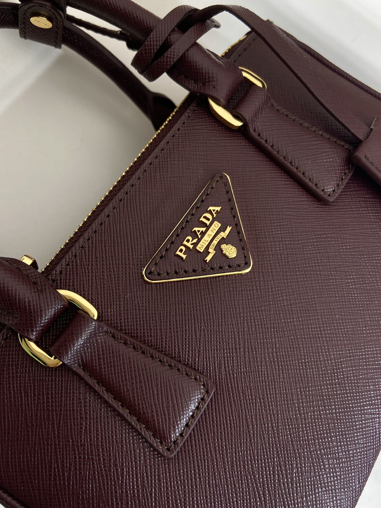 PRA Galleria handbag 21 burgundy leather 280837 mysite