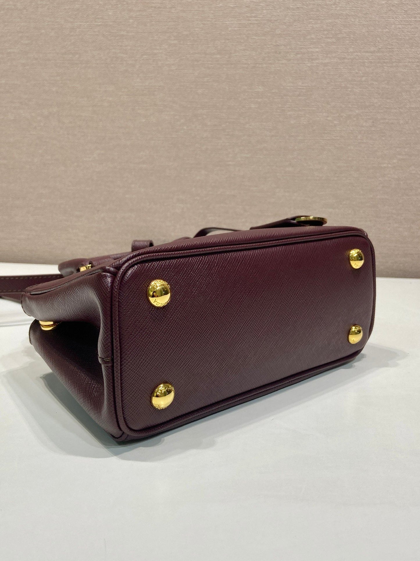 PRA Galleria handbag 21 burgundy leather 280837 mysite