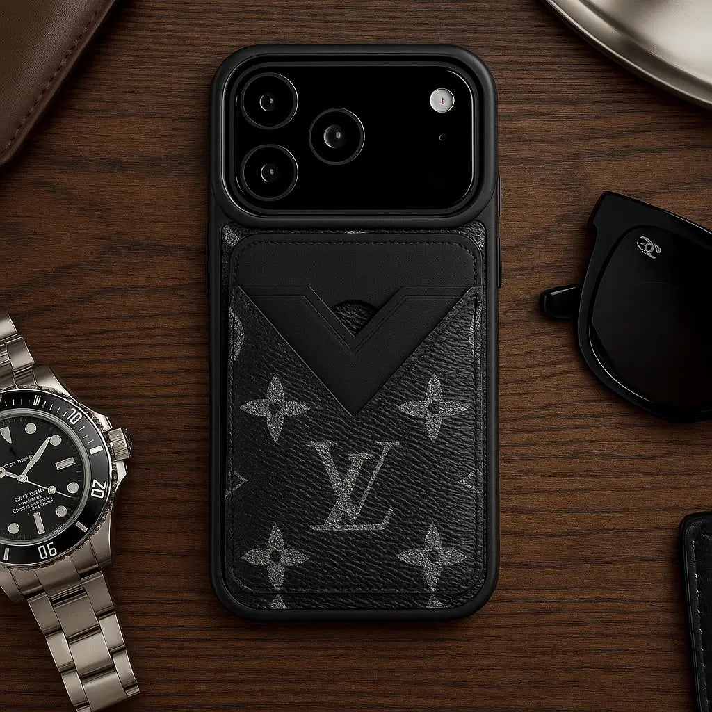 Luxe Louis Vuitton Leather Case For iPhone 17/ 16/ 15/ 14s mysite