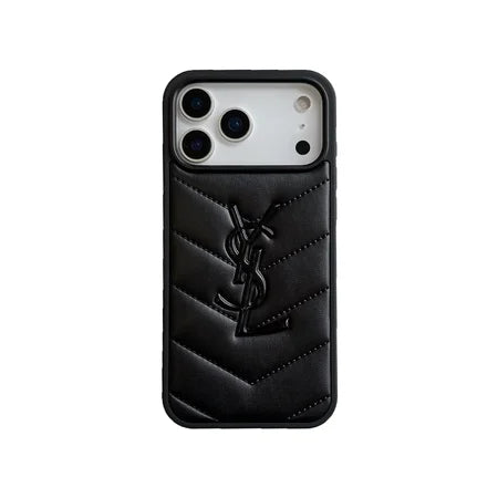 YSL Luxurious Leather Phone Case iPhone 17-12s mysite
