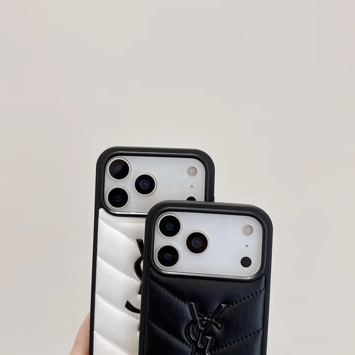 YSL Luxurious Leather Phone Case iPhone 17-12s mysite