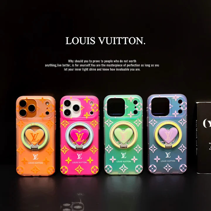 Louis Vuitton Colorful Heart Magnetic Holder For iPhone 17-12s mysite