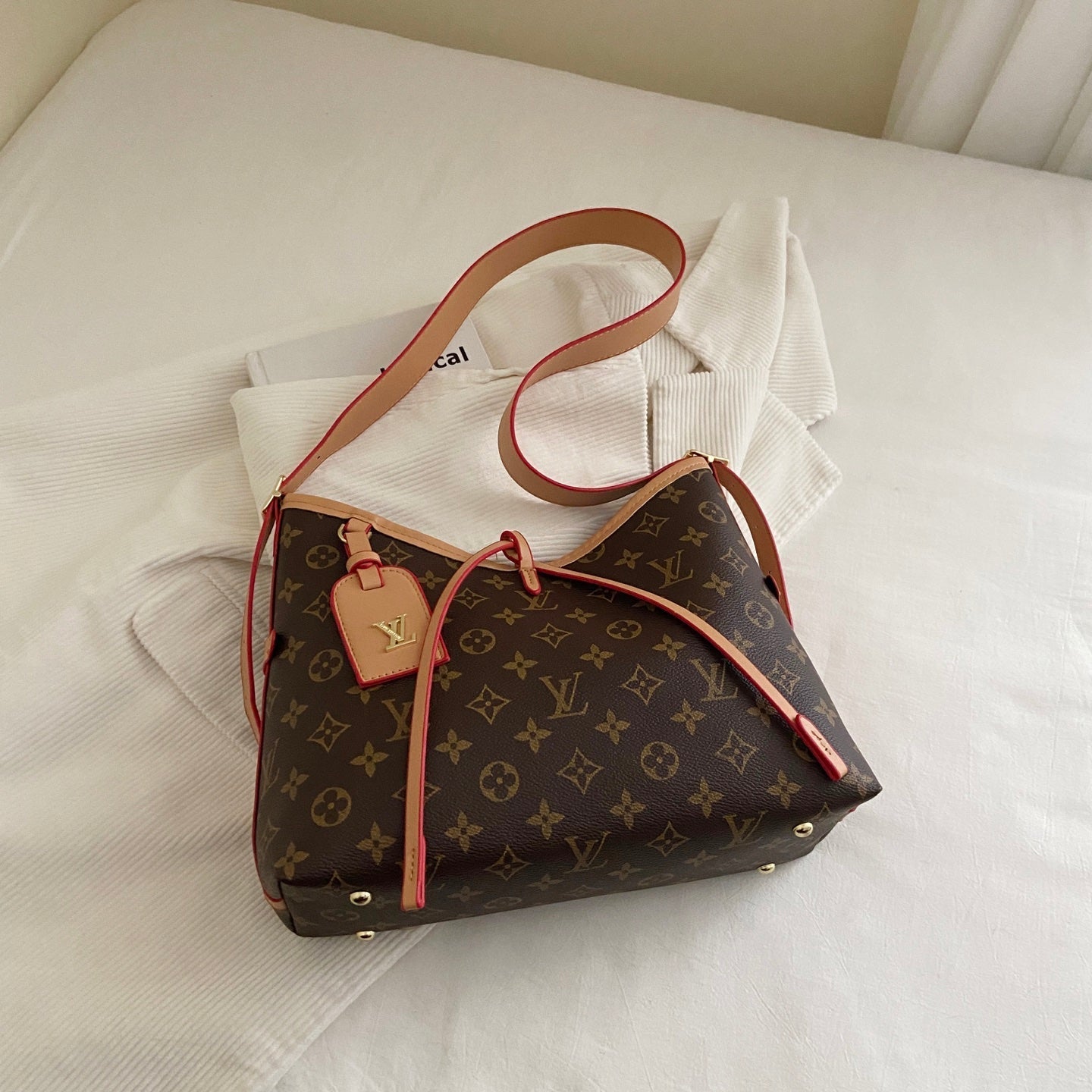 Monogram Cross-Strap Shoulder Bag-1 mysite