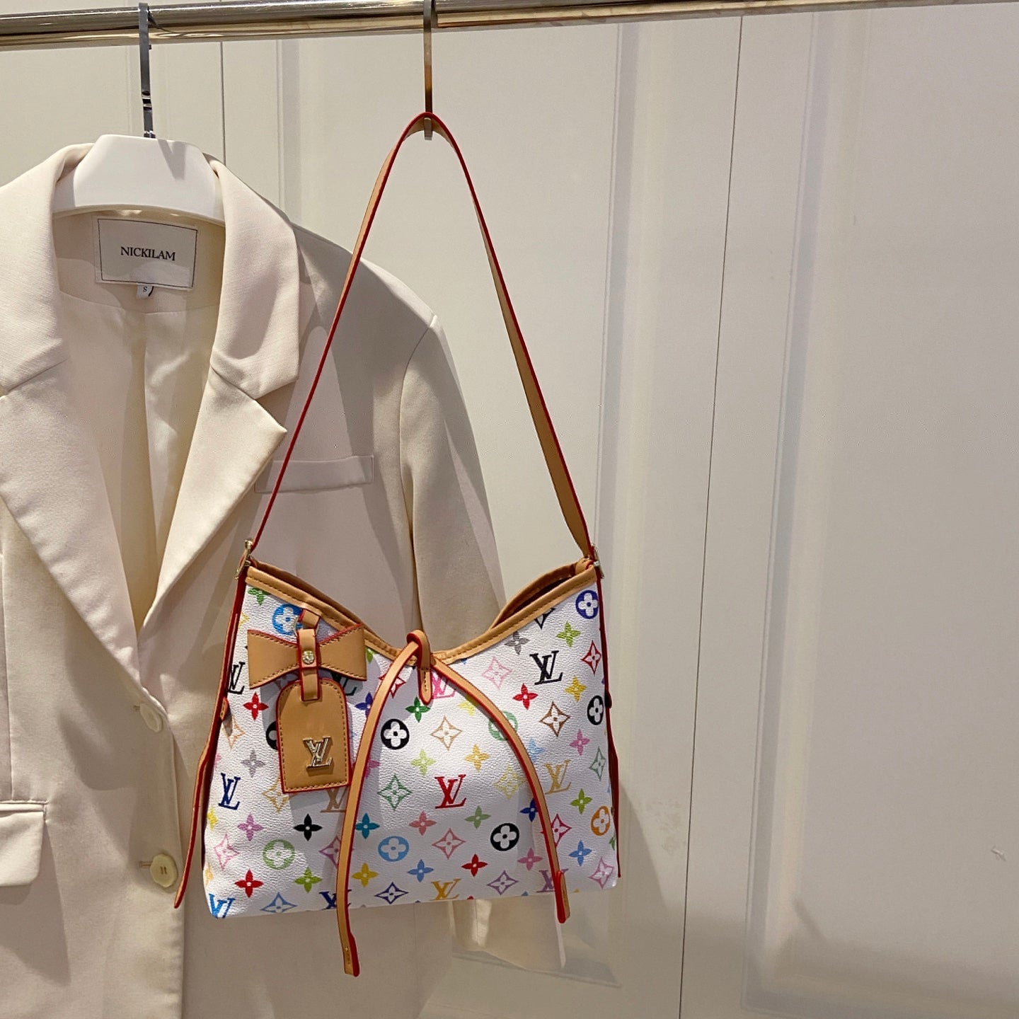 Monogram Cross-Strap Shoulder Bag-1 mysite