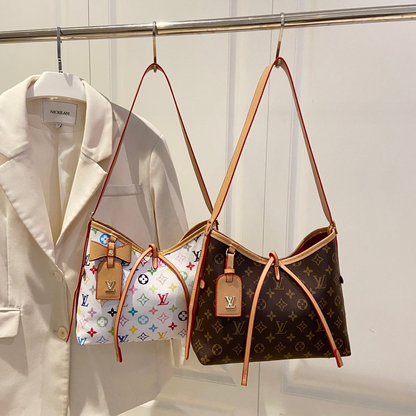 Monogram Cross-Strap Shoulder Bag-1 mysite