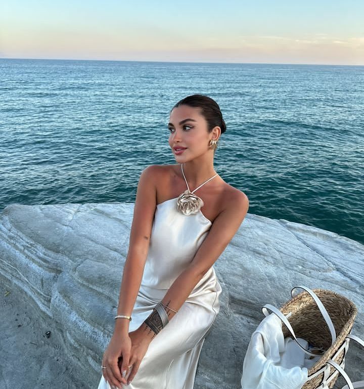 White slim strap mermaid long satin evening gown ball gown prom dress gh3077s mysite