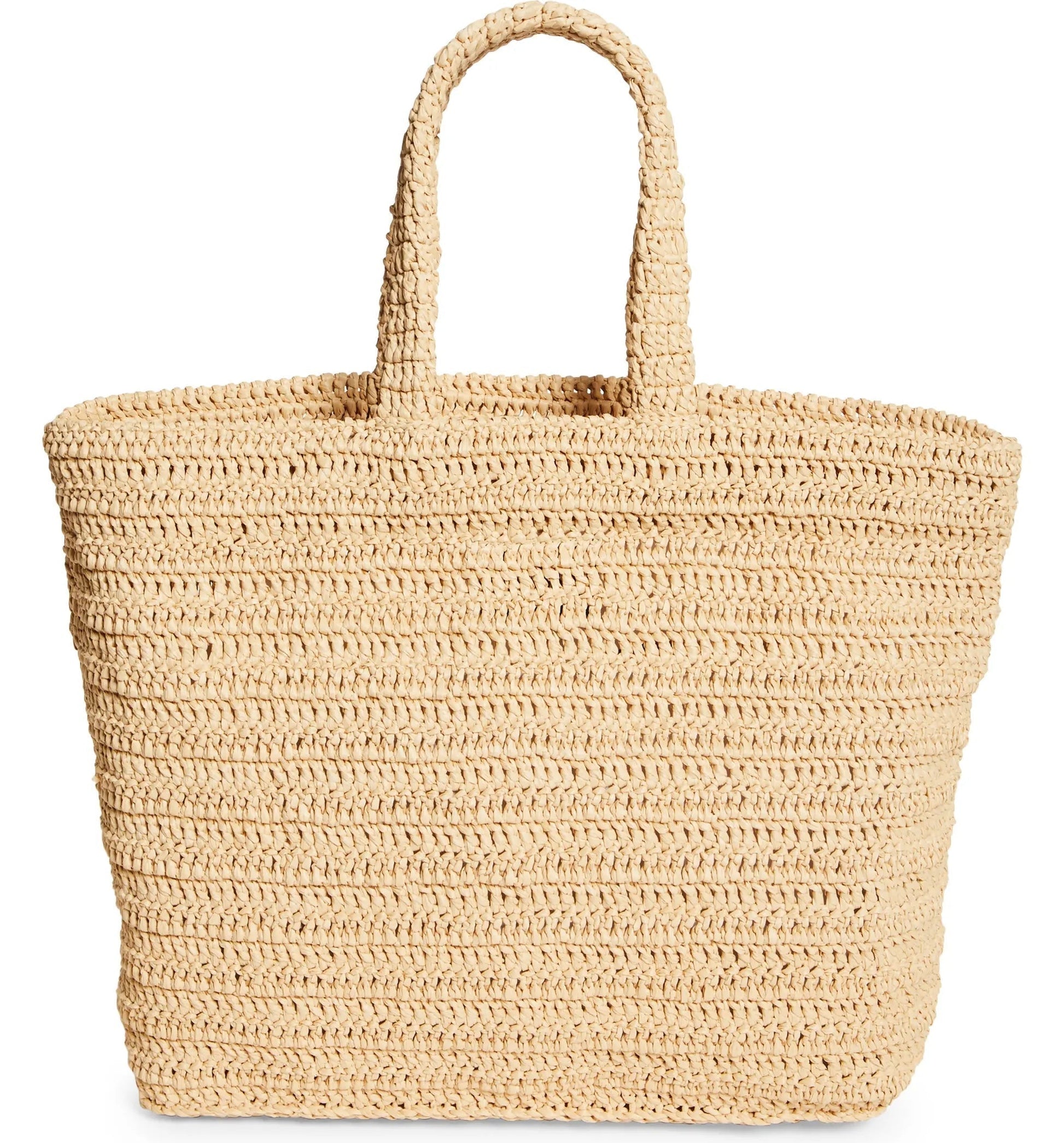 SAINT LAURENT Rive Gauche Logo Crochet Tote mysite
