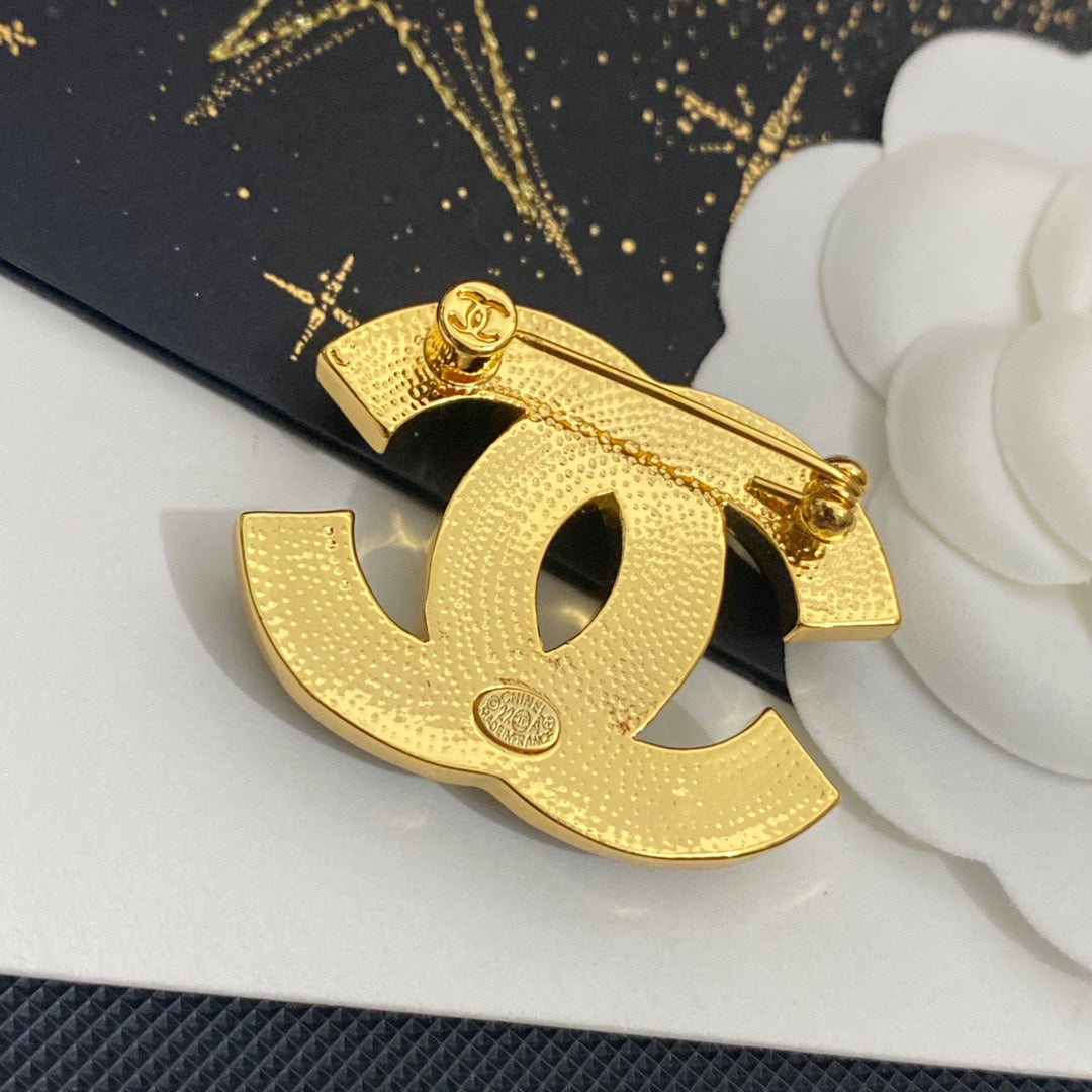 Personality Stacked Colors Diamond Brooch mysite