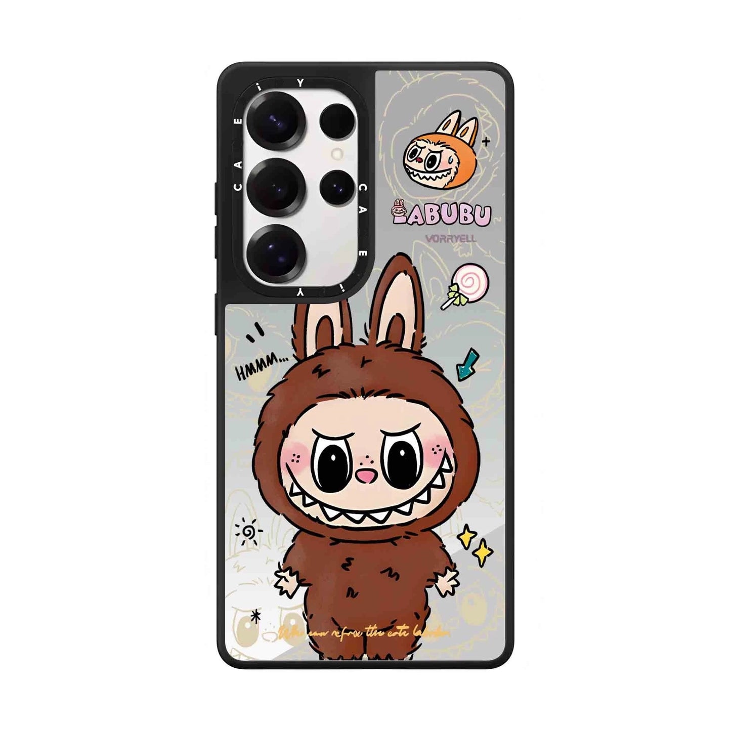 Cute Cartoon Labubu | Brown Many Labubu Coffee Shop Tycoco - Phone Case Samsung Galaxy S25 S24 S23 Ultras mysite