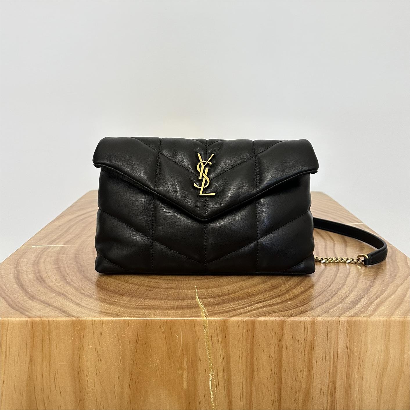 YSL | Loulou Puffer Toy Bag In Quilted Lambskin Gold Hardware Size 23x15.5x8.5 mysite