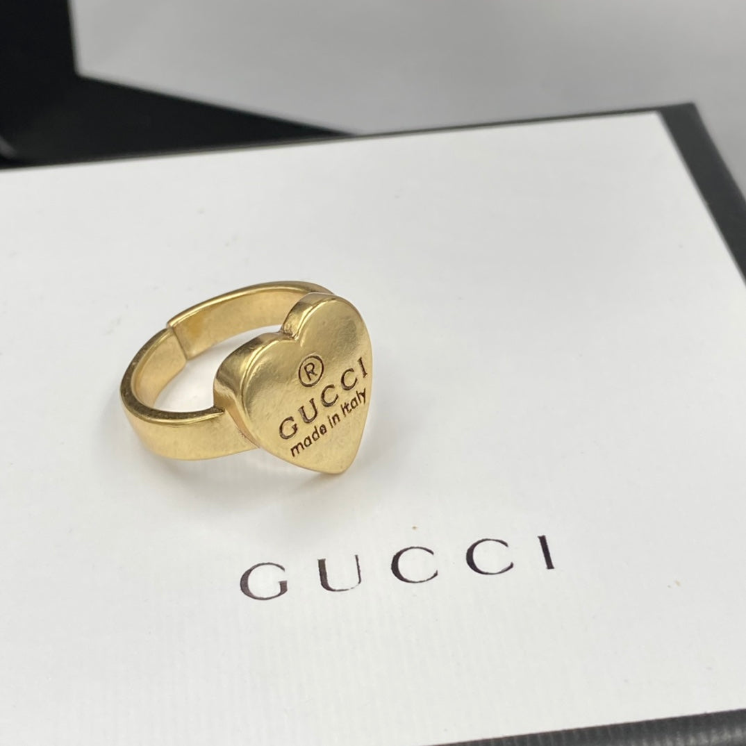 Vintage Heart Open Ring mysite