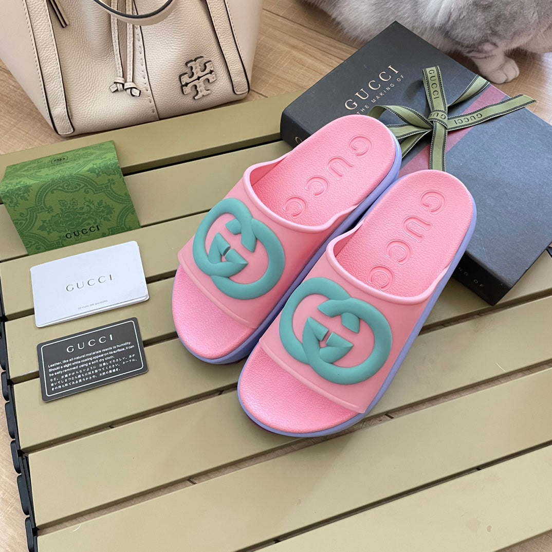 4-Color Platform Slippers mysite