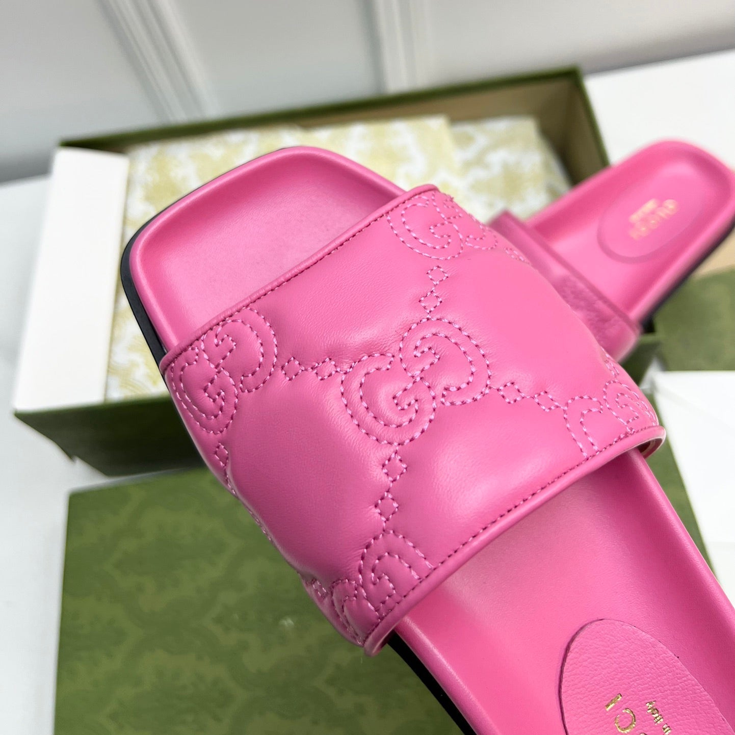 Trendy Embossed Flat Slippers mysite