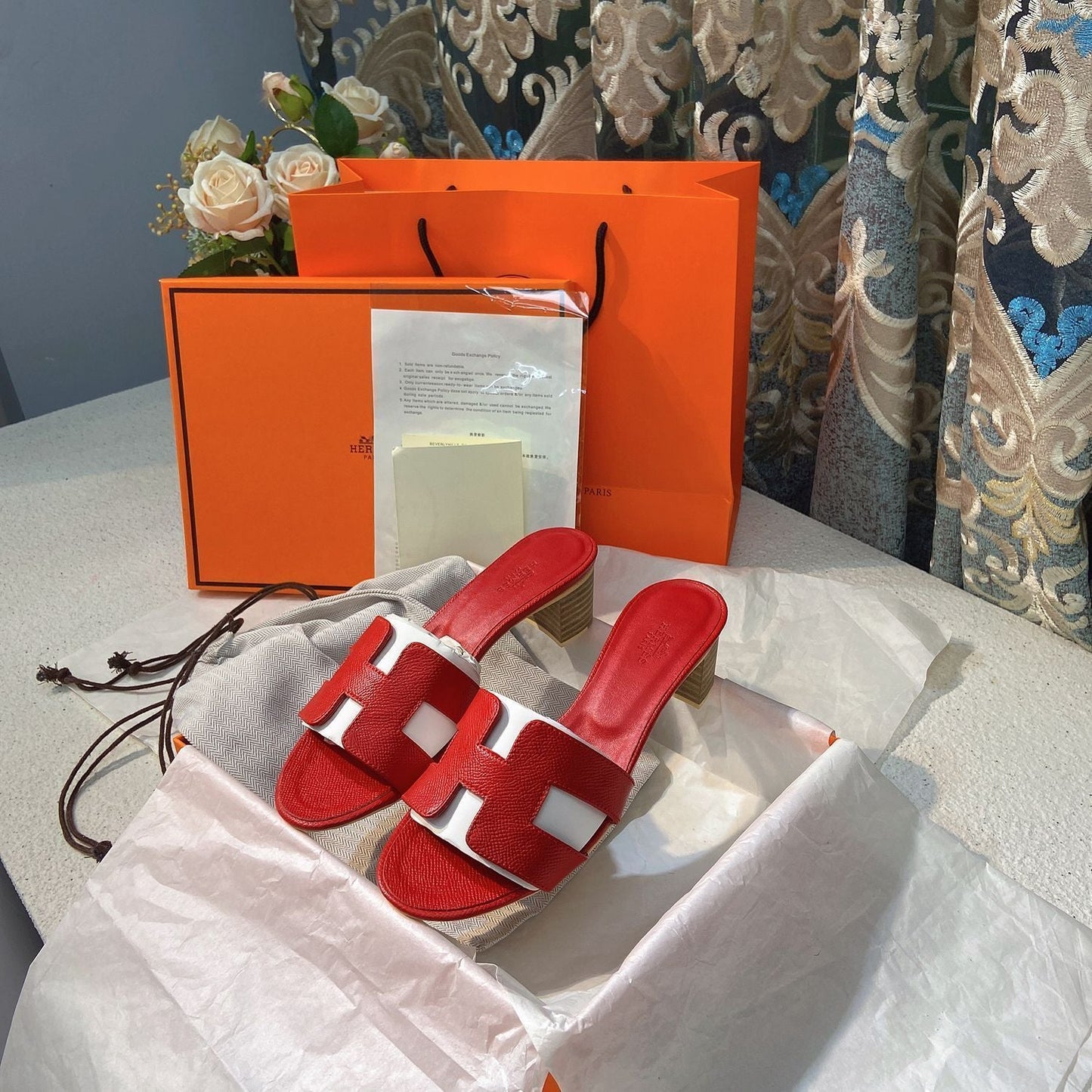 Classic H Heel Sandals mysite