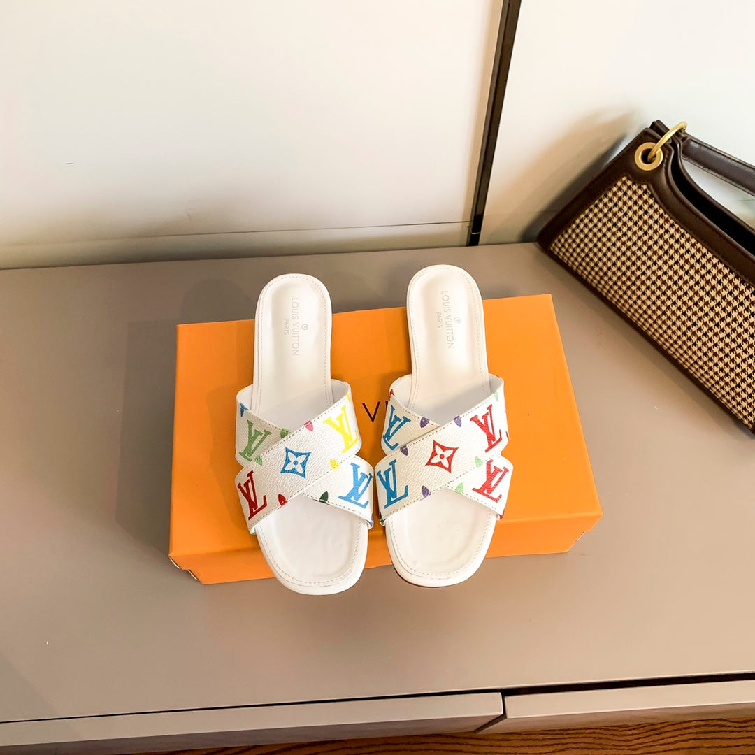 Cross Strap Flat Sandals mysite