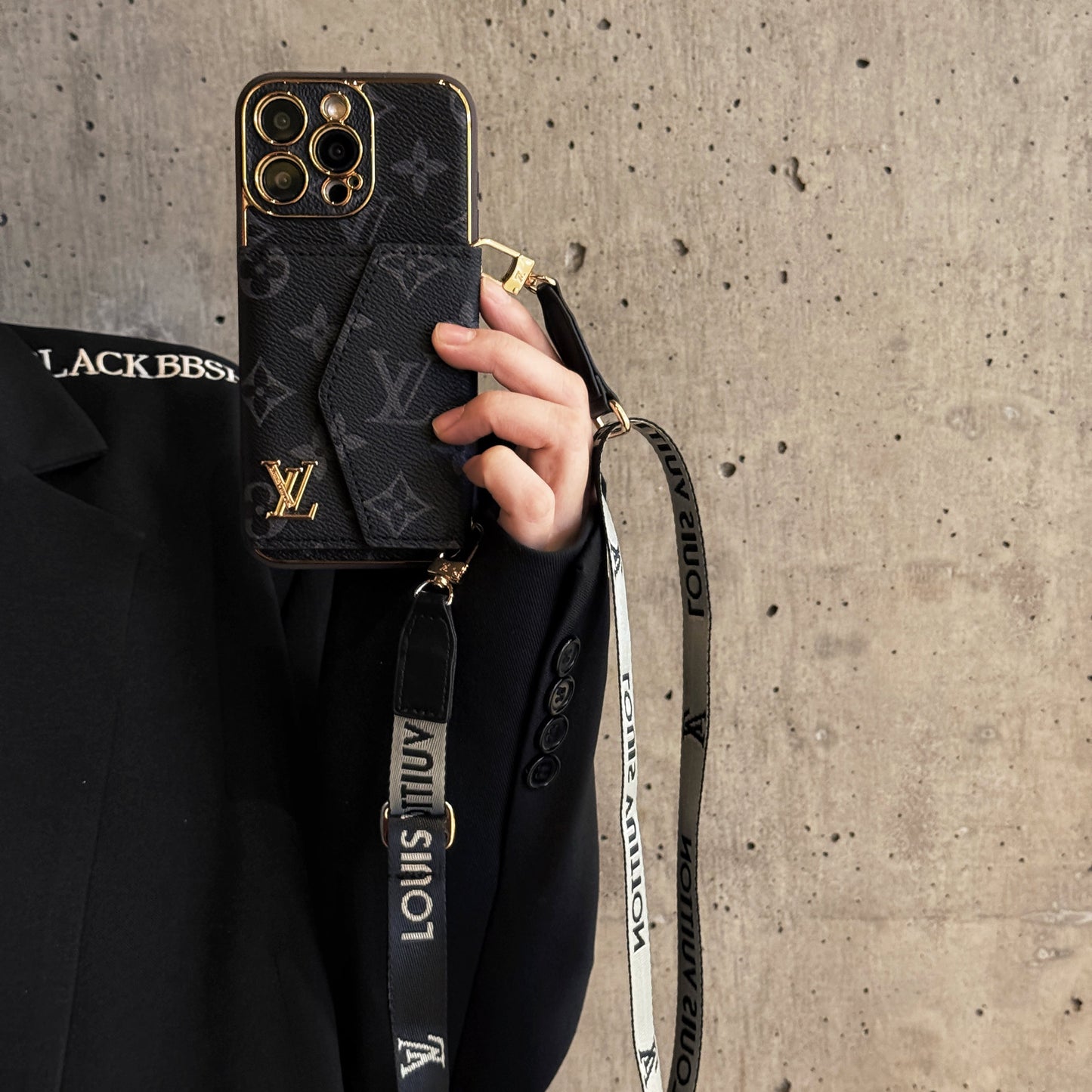 Luxury Monogram Canvas Leather Card Holder iPhone Cases mysite