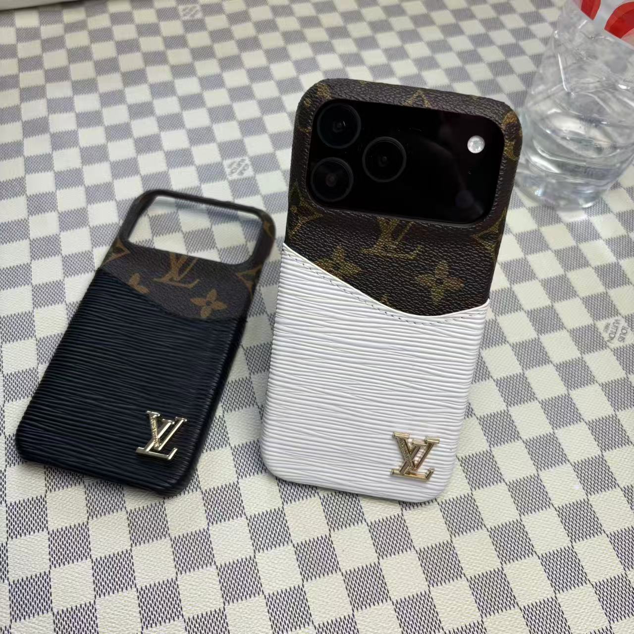 Leather Case with Card Holder for iPhone 17 / 16 / 15 / 14s mysite