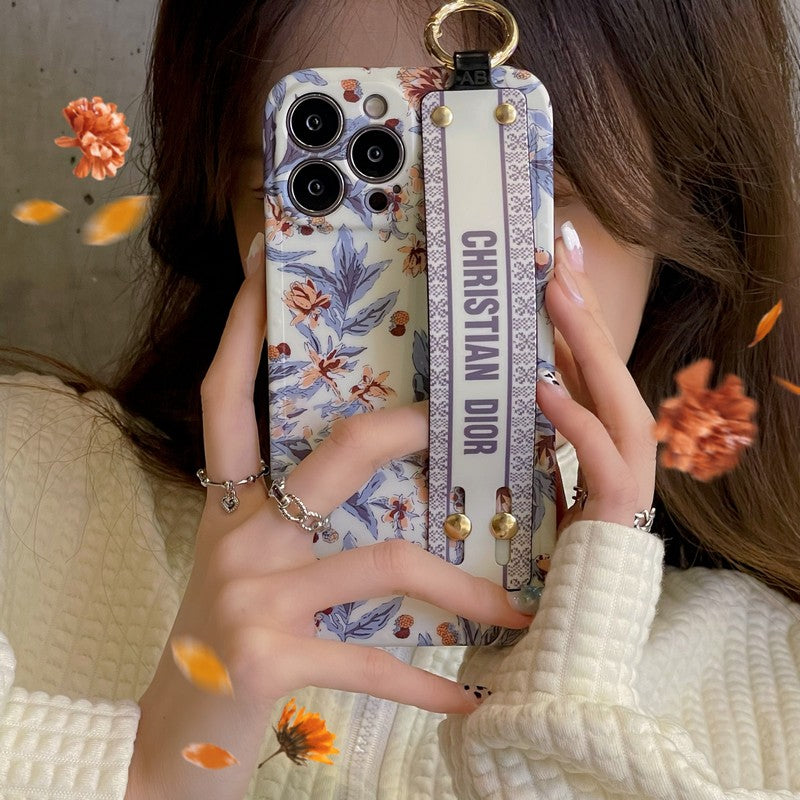 CD Purple & White Wristband iPhone Case mysite
