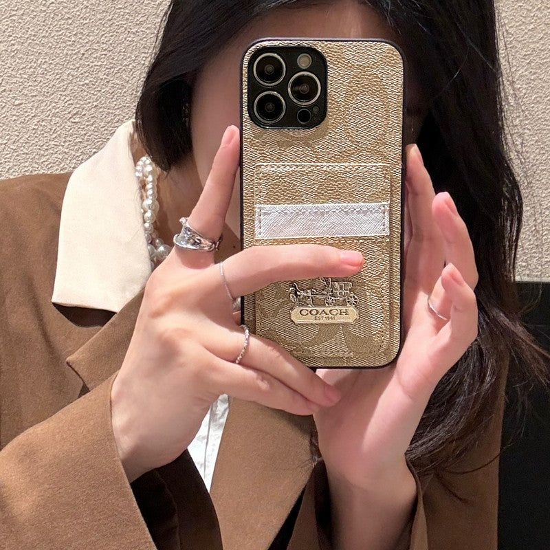 Coa Card Bag Leather iPhone Case mysite