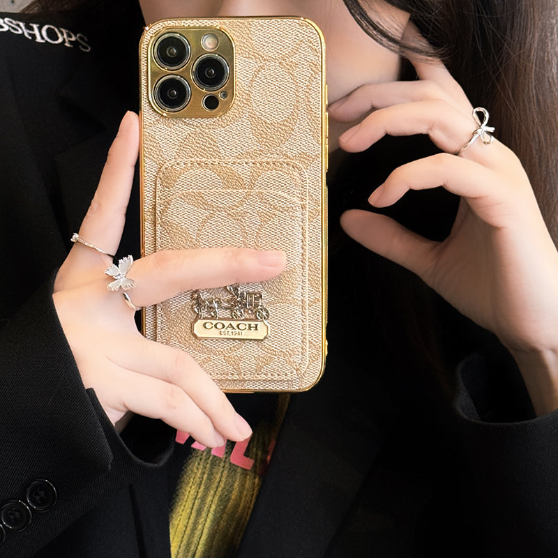 Coa Card Bag Leather iPhone Case mysite